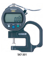 MITUTOYO Gyors vastagságmérő késél tapintóval digitális : 0 - 10 mm / 0,01 mm / karkinyúlás: 30 mm 547-315