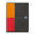 Oxford International B5 Polypropylen doppelspiralgebundenes Activebook, kariert 5 mm, 80 Blatt, grau, SCRIBZEE® kompatibel