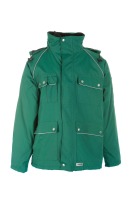 Planam Canvas 320 2191044 Gr.S Winterparka grün/grün