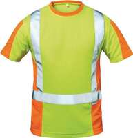 Helmut Feldtmann GmbH Koszulka ostrzegawcza Utrecht wielkość L żółty/pomarańczowy 75 % PES / 25 % CO F