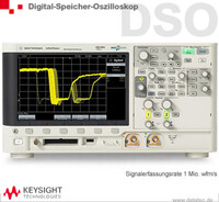 DSOX3032A | Oszilloskop, 2 Kanal 350 MHz, bis 4 GSa/s, 1 Mio wfm/s, 2 MPts Speicher