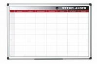 Bi-Office Magnetic Week Planner 900x600 mm