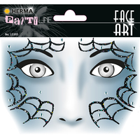 Face Art Sticker Spider