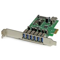 7 PORT PCIE USB 3.0 CARD 7-Port PCI Express USB 3.0 Card - Standard and Low-Profile Design, PCIe, SATA,USB 3.0, Full-height /
