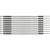 Clip Sleeve Wire Markers SCN-05-6, Black, White, Kábeljelölok