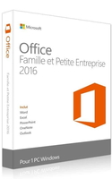 Microsoft Office 2016 Famille et Petite Entreprise (Home & Business)