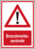 Brandschutz-Kombischild - Gefahrstelle, Brandmeldezentrale, Rot/Schwarz, Folie