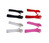 paire de gants plissés longs fuchsia