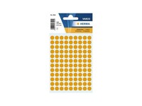 Herma Markeer etiket Diameter 8 mm, fluor oranje (doos 10 x 540 stuks)