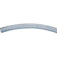 PVC-Schlauch, klar mit Stahlspirale