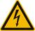 Warnschild, Warnung vor gefährlicher elektrische Spannung, Folie, 100 mm, 500 Et
