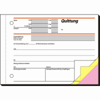 Formularbuch Quittung A6 quer selbstdurchschreibend VE=3x40 Blatt