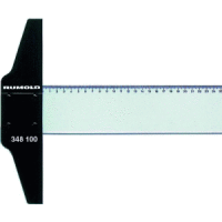 Zeichenschiene MXF Acryl 100 cm mit Teilung
