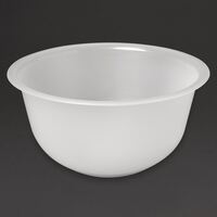 Schneider Stackable Mixing Bowls White in Polypropylene - 4.5 Ltr
