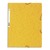 EXACOMPTA Chemise 3 rabats et élastique, en carte lustrée 5/10e, 400gr. Format 24x32cm. Coloris Jaune.