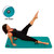 AIREX Gymnastikmatte Fitline 140 inkl. Ösen, Turnmatte, Sportmatte, Fitnessmatte, Wasserblau