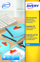 Copertine bianche CD fronte/retro - stampanti Inkjet - 151x121; 151x118 - 25 ff