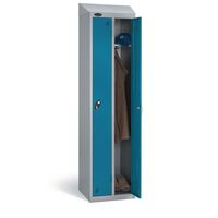 Probe twin lockers with sloping top
