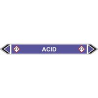 Flow marker - Violet (acid and alkali) signs