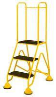 Multi glide premium podium steps with nonslip treads