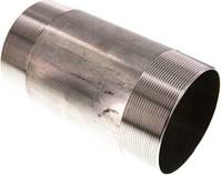 RONI40/200ES Rohrdoppelnippel R 4"-200mm, 1.4571