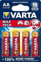 Varta MaxTech Alkáli elem AA/LR6 1.5 V (4db/csomag) (4706101404)