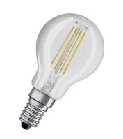 Osram Star LED fényforrás filament kisgömb E14 4W hideg fehér (4058075435209)