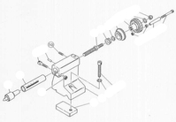 PROXXON 24200-0510 Madenschraube für Drehmaschine PD360