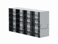 Cestelli per congelatori verticali in acciaio inox per scatole con altezza di 50 mm