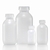 100ml Medium neck bottles series 307 HDPE with screw cap PP