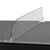 Séparateur de rayonnage / Séparateur de produits / Séparateur d'étagères Série "SR", biseauté, avec butoir de produits | 385 mm 60 mm 30 mm avec arrêt