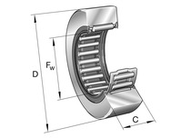 INA TRACK ROLLER BEARING RNA2202-X-2RSR