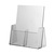 Leaflet Holder / Multi-Section Leaflet Stand / Countertop Display / 2-Section Tabletop Leaflet Stand "Universum" ⅓ A4