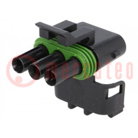 Connector: wire-wire; Weather Pack Tower; female; plug; for cable