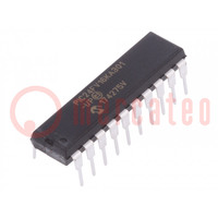 IC: PIC-Mikrocontroller; 16kB; I2C x2,IrDA,SPI x2,UART x2; THT