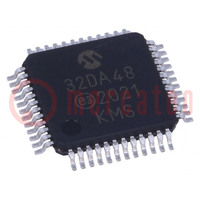 IC: AVR Mikrocontroller; TQFP48; 1,8÷5,5VDC; Cmp: 3; AVR32; AVR-DA