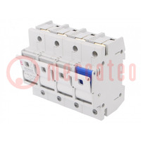 Fuse disconnector; D02; for DIN rail mounting; 63A; 400VAC