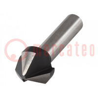 Countersink; 16mm; wood,metal,plastic; Mounting: rod 8mm