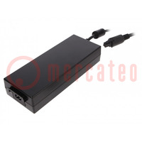 Power supply: switched-mode; 12VDC; 16.7A; 200W; 80÷264VAC; 0÷60°C