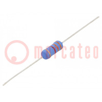 Resistor: metal oxide; 3.3kΩ; 2W; ±5%; Ø5x12mm; -55÷155°C