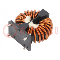 Inductor: wire with current compensation; THT; 1.3mH; 2.73mΩ