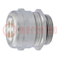 Cable gland; multi-hole; M25; 1.5; IP65; brass; Holes no: 4; 6mm