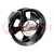 Fan: AC; axial; 230VAC; 172x172x51mm; 289m3/h; 49dBA; ball bearing