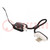 Cable; USB 2.0; USB A plug,USB B mini plug; black