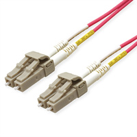 ROLINE Câble FO 50/125µm OM4, LC/LC, connecteurs Low-Loss, violet, 7 m