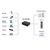 EXSYS EX-13072HM USB 2.0 zu 2 x Seriell RS-232 Ports Metallgehäuse FTDI Chip-Set