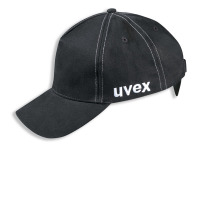 uvex u-cap sport schwarz mit langem Schirm, Sicherheit und Tragekomfort Version: 02 - Größe: 60-63