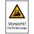 Warn-Kombischild,Alu,Vorsicht! Flurförderzeuge,26,2x37,1 cm DIN EN ISO 7010 W014 + Zusatztext ASR A1.3 W014 + Zusatztext