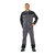 Planam Weld Shield Arbeitsjacke grau schwarz antistatisch mit Schweißerschutz Version: 60 - Größe: 60