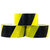 Packband Warnband, gelb/schwarz, 66m x 50mm